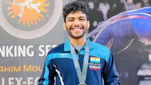 Wrestler Ankit Gulia wins bronze in Ibrahim Moustafa ranking-series