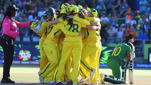 Women's T20 World Cup final: Australia beat South Africa by 19 runs to lift record sixth title