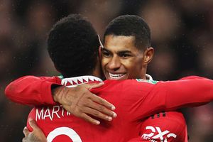 Manchester United 2-0 Nottingham Forest (5-0 agg): Martial on target as Red Devils comfortably book Wembley spot