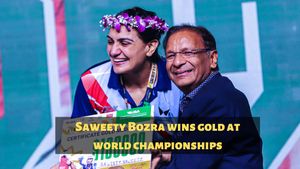 IBA Women's World Boxing Championships: Saweety Boora defeats former World Champion Lina Wang to clinch gold