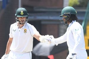 Aiden Markram and Tony de Zorzi lay South Africa bedrock but West Indies snatch late wickets