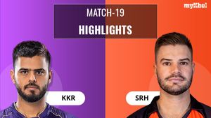 KKR vs SRH Highlights Match 19 - IPL 2023: Brook Ton Helps Sunrisers Win; Nitish-Rinku heroics in vain