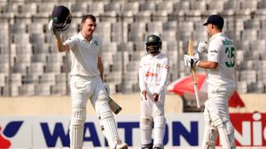 Lorcan Tucker becomes only second Ireland batter to score Test hundred