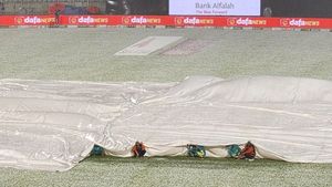 Pakistan vs New Zealand 4th T20I: Hailstorm strikes Rawalpindi, Pindi Stadium transforms into white carpet