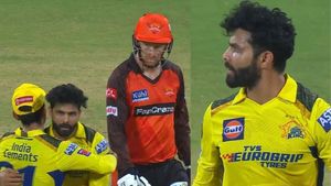 CSK vs SRH IPL 2023: Ravindra Jadeja-Heinrich Klaasen involved in heated exchange of words
