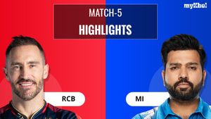 RCB vs MI Match Highlights IPL 2023: Virat Kohli, Faf du Plessis star on homecoming at Chinnaswamy