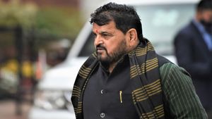 Two Wrestlers accuse WFI Chief Brij Bhushan of inappropriate touching of Breast, Belly during warmups