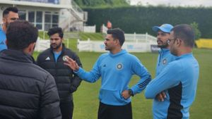 WTC Final: Indian players start training in London; unveils new training kit