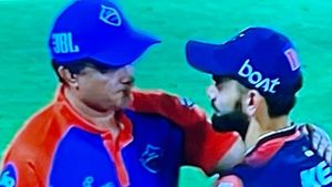 IPL 2023: Sourav Ganguly humbly shakes hand with Virat Kohli after DC's win vs RCB, picture and video viral