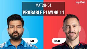 MI vs RCB Playing 11 IPL 2023: Probable Lineup of Mumbai Indians and Royal Challengers Bangalore Match 54