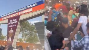 IPL 2023 Final: Fan Chaos outside Narendra Modi stadium amid utter mismanagement for Tickets- Watch