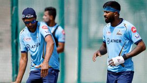 IPL 2023: Ashish Nehra refuses to celebrate Shubman Gill's hundred, gets into heated chat with Hardik Pandya