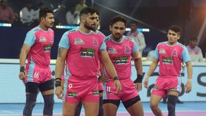 Indian Kabaddi icon Rahul Chaudhari signed by Aethleti Circle