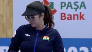 Baku ISSF World Cup: Rhythm Sangwan breaks 25m pistol world record; misses on medal