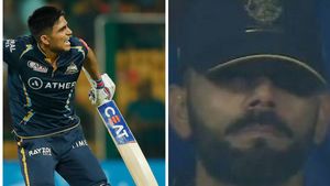Ian Bishop's electric commentary and Prince Shubman Gill's roar in front of devastated King Virat Kohli: Watch
