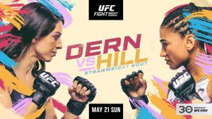 UFC Vegas 73: Dern vs. Hill fight card, date, start time in India, telecast and live streaming info