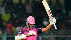 Yashasvi Jaiswal notches up fifty off 13 deliveries to slam quickest half-century in IPL