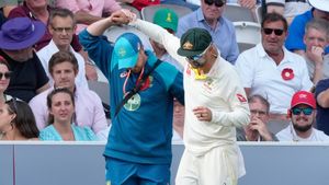 Ashes 2023: Nathan Lyon out for rest of 2nd Test with 'significant' calf strain