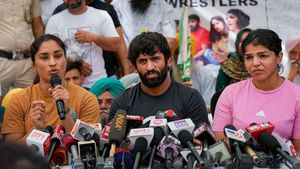 Protesting wrestlers want to train in US to prepare for Asian Games trials