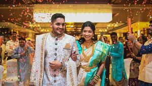 CSK pacer Tushar Deshpande gets engaged to 'school crush' Nabha Gaddamwar - Check Out!