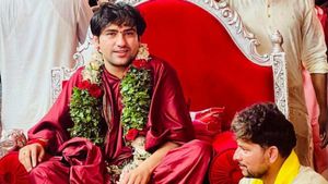 Kuldeep Yadav visits Bageshwar Dham Sarkar ahead of West Indies tour, celebrates Dhirendra Shastri's birthday