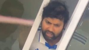 The accidental captain of India: 'Peeping' Rohit Sharma's baffled dressing-room look goes viral - Top 10 meme