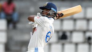 IND vs WI: 'No PR, pure talent unlike Sanju Samson' - Twitter reacts to Yashasvi Jaiswal's fifty on Test debut