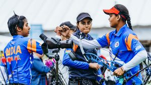 World Archery Championships 2023: Indian women's compound team beat champions Colombia to reach final