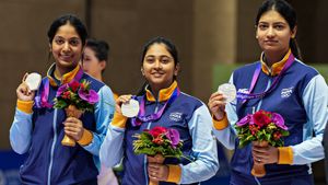 Asian Games 2023: India Open Account in Hangzhou With One Silver & Bronze Medal in Shooting and Two Silvers & One Bronze in Rowing