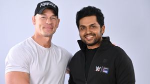 WWE Superstar Spectacle 2023: John Cena, Kevin Owens and Sami Zayn Meet South Cine Star Karthi