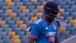 Sanju Samson reacts after his World Cup 2023 hopes end with another painful snub: 'Way down we go'