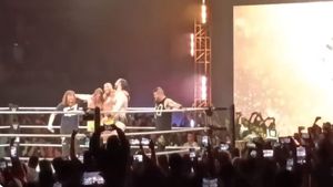 Naatu Naatu mania in WWE as stars dance to famous Indian Music Tune - Watch