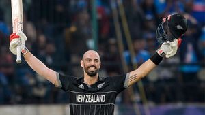 India vs New Zealand: Daryl Mitchell emulates 48-year-old record for Blackcaps with imperious ODI World Cup century