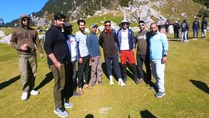 Rahul Dravid, India Support Staff take 'challenging' Triund Trek in Dharamshala - Watch