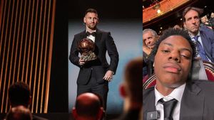 Ballon d'Or: Lionel Messi wins his record eighth title to leave IShowSpeed stunned - Watcah