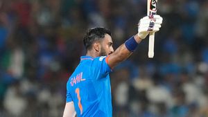 ICC World Cup 2023: KL Rahul breaks shackles of doubts, arrives in style
