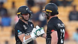 NZ vs AFG, ICC World Cup 2023: How Latham And Phillips Helped New Zealand Recover To Post 288 In Pics