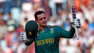 ICC World Cup 2023: Quinton de Kock matches Ab de Villiers record with century