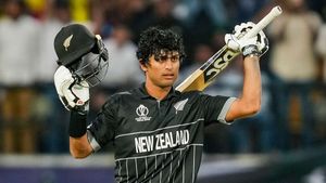 AUS vs NZ: Rachin Ravindra breaks Sachin Tendulkar's World Cup record, goes past Virat Kohli with 116 vs Australia