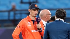 World Cup 2023: Netherlands captain Scott Edwards makes horrible 'Geographical' mistake in post-match ceremony after South Africa win