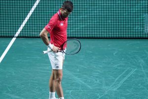 Novak Djokovic left to rue ‘bitter’ end to season as Serbia beaten in Davis Cup