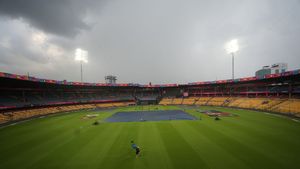 NZ vs PAK World Cup 2023, Bengaluru Weather Updates: Match Called Off due to Rain, Pakistan win by 21 runs in DLS Method