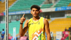 National Games 2023: Dev Meena clinches Gold in Pole Vault, qualifies for World U20 championships