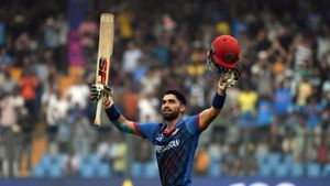AUS vs AFG: Ibrahim Zadran Creates History After Smashing First ODI World Cup Century For Afghanistan