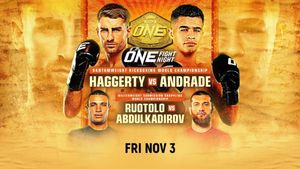 ONE Fight Night 16 Live Streaming & Telecast: How To Watch Haggerty vs. Andrade Card On November 4
