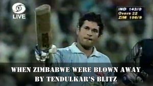 On This Day! Reliving Sachin Tendulkar's Historic Knock Against Zimbabwe in Sharjah in Champions Trophy 1998