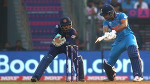Shreyas Iyer 'celebration' after 50 vs Sri Lanka baffles spectators in Mumbai - What is the Reason?