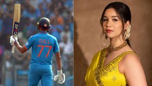 Shubman Gill departs for 92 against Sri Lanka, Sara Tendulkar gives standing ovation at Wankhede Stadium: Video Goes Viral