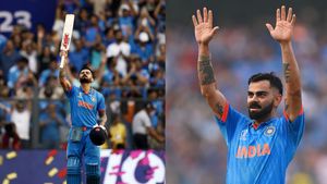 Virat Kohli bows, Sachin Tendulkar claps and Anushka Kisses as Wankhede witnesses history