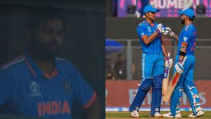 IND vs NZ: What was Rohit Sharma's message to Virat Kohli before Shubman Gill's departure?